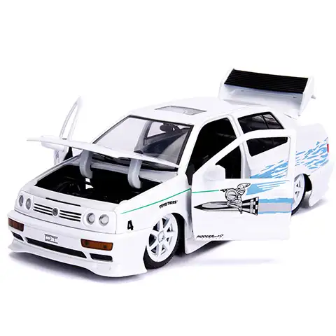 imagen de Rápido y Furioso: Volkswagen Jetta de Jesse modelo de coche de metal 1/24 - Simba Toys 2
