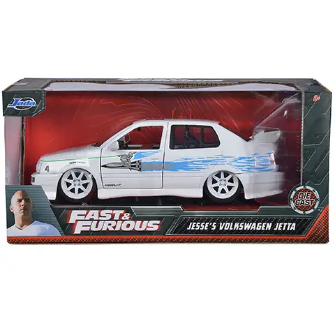 imagen de Rápido y Furioso: Volkswagen Jetta de Jesse modelo de coche de metal 1/24 - Simba Toys 1