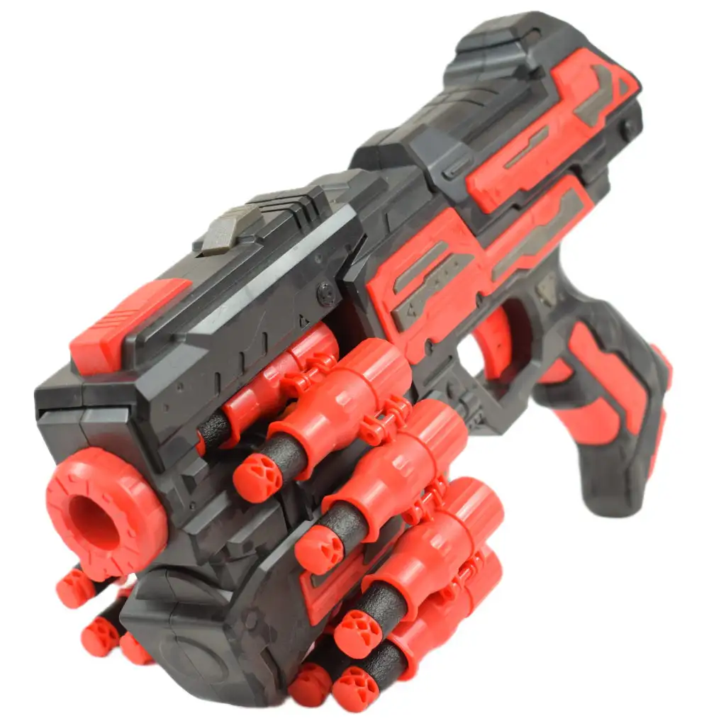 imagen de Rattle Belt Track Pro: Arma de espuma con cargador y balas con un alcance de 18 metros 3