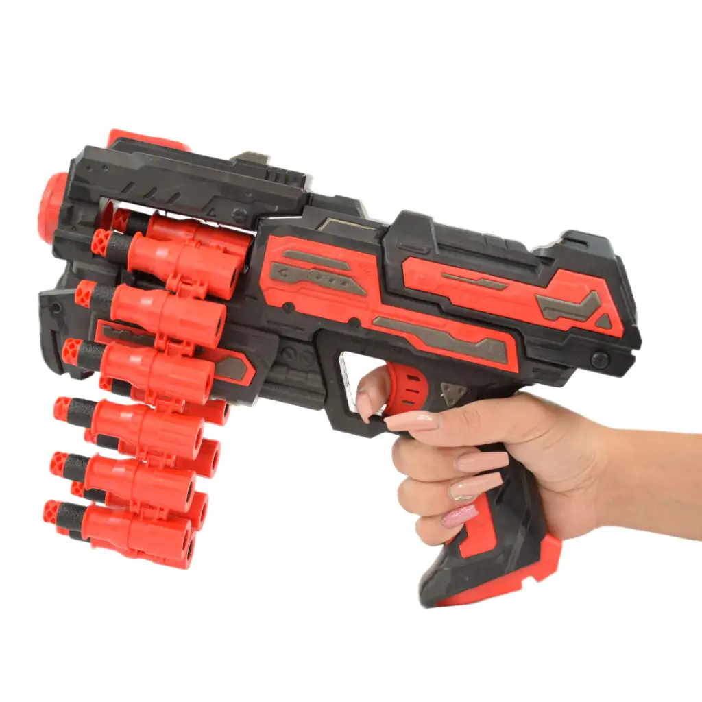imagen de Rattle Belt Track Pro: Arma de espuma con cargador y balas con un alcance de 18 metros 8