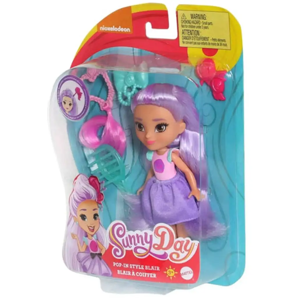 imagen de Rayo de sol: muñeca Blair con accesorios 15cm - Mattel 1