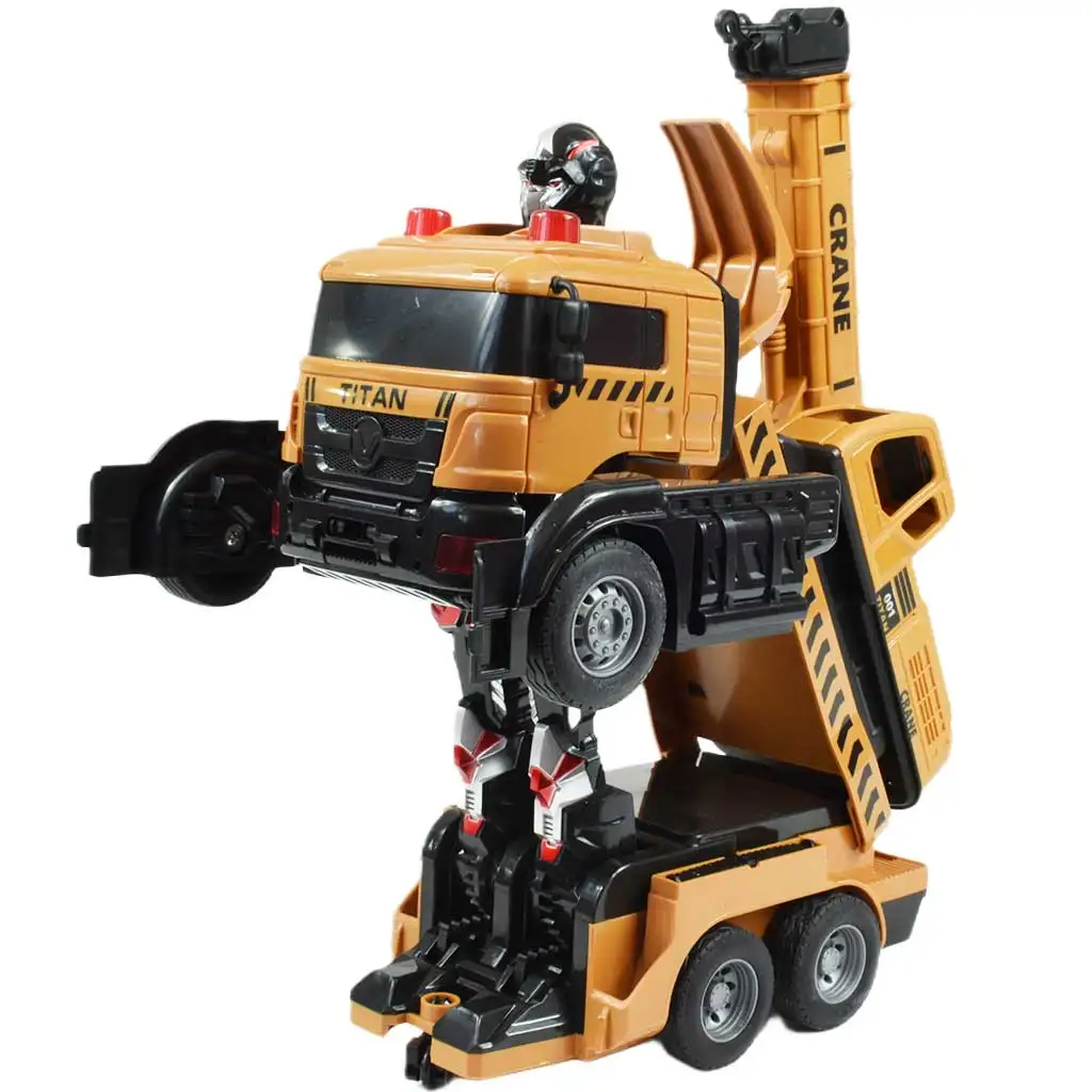 imagen de RC Autobot Titan robot transformable camión grúa 27MHz 26cm 4