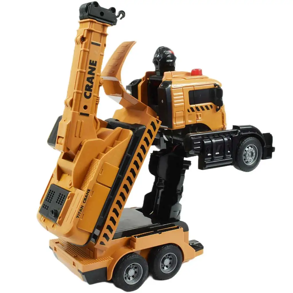 imagen de RC Autobot Titan robot transformable camión grúa 27MHz 26cm 5