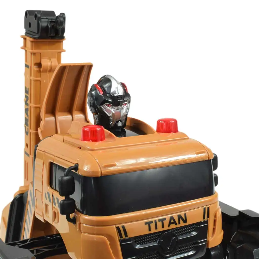 imagen de RC Autobot Titan robot transformable camión grúa 27MHz 26cm 6