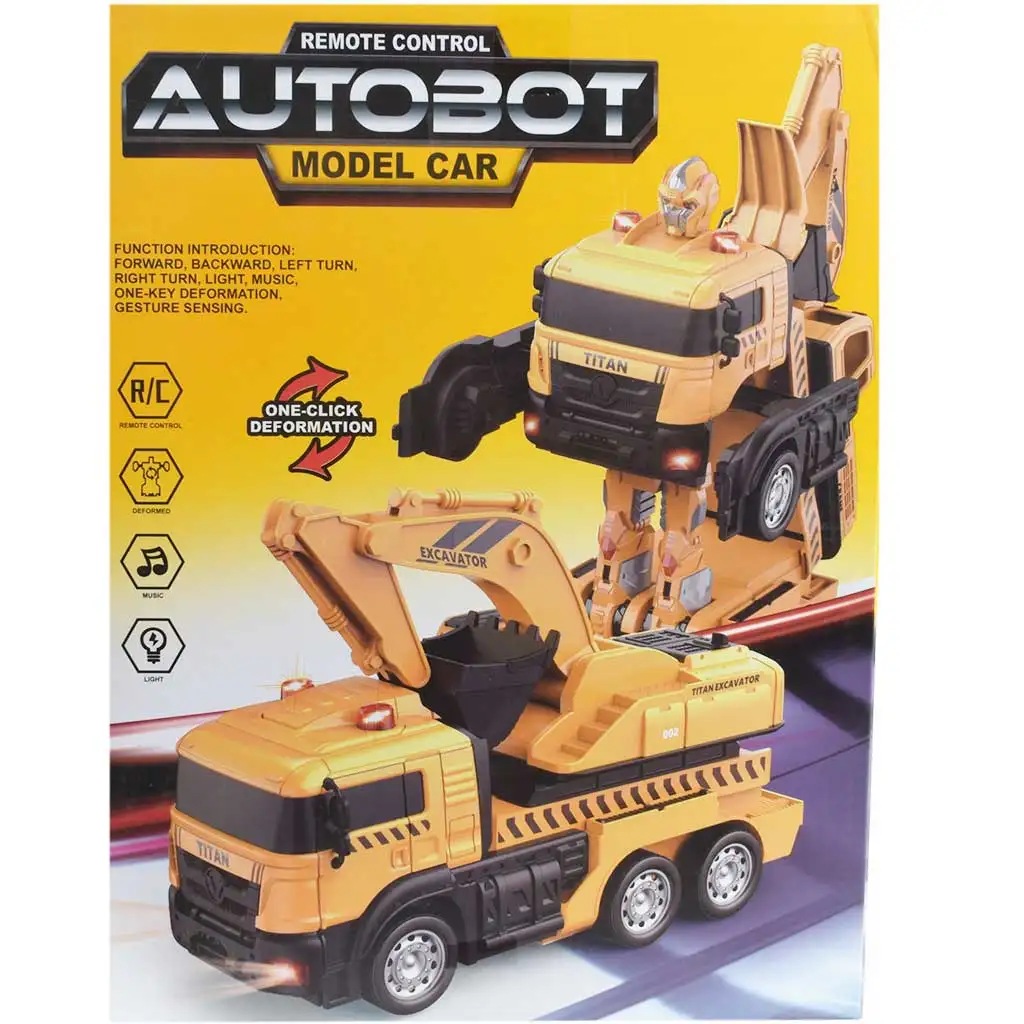 imagen de RC Autobot Titan robot transformable camión grúa 27MHz 26cm 7