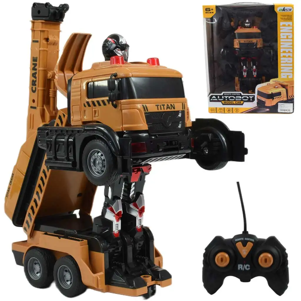 imagen de RC Autobot Titan robot transformable camión grúa 27MHz 26cm 1