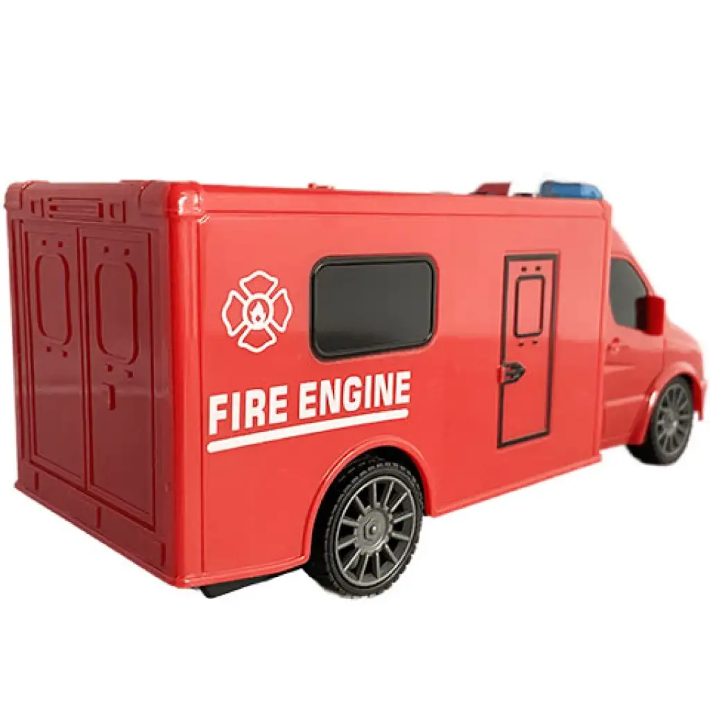 imagen de RC Autobús de bomberos teledirigido con efectos de luz y sonido escala 1:18 20cm 2