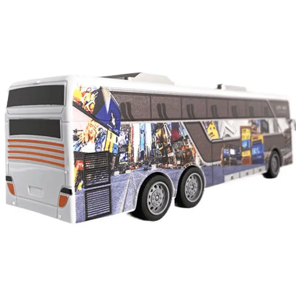 imagen de RC Autobús de Viaje de Ciudad con Control Remoto y Luz 27MHz a Escala 1/32 25cm 3