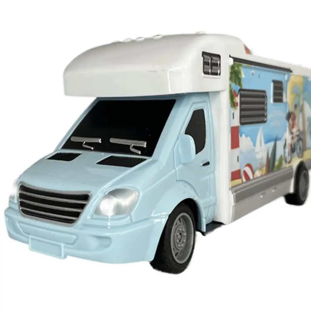 imagen de RC Autocaravana de Viaje Holiday Control Remoto con Luz 27MHz 1/32 de Escala 20cm 3