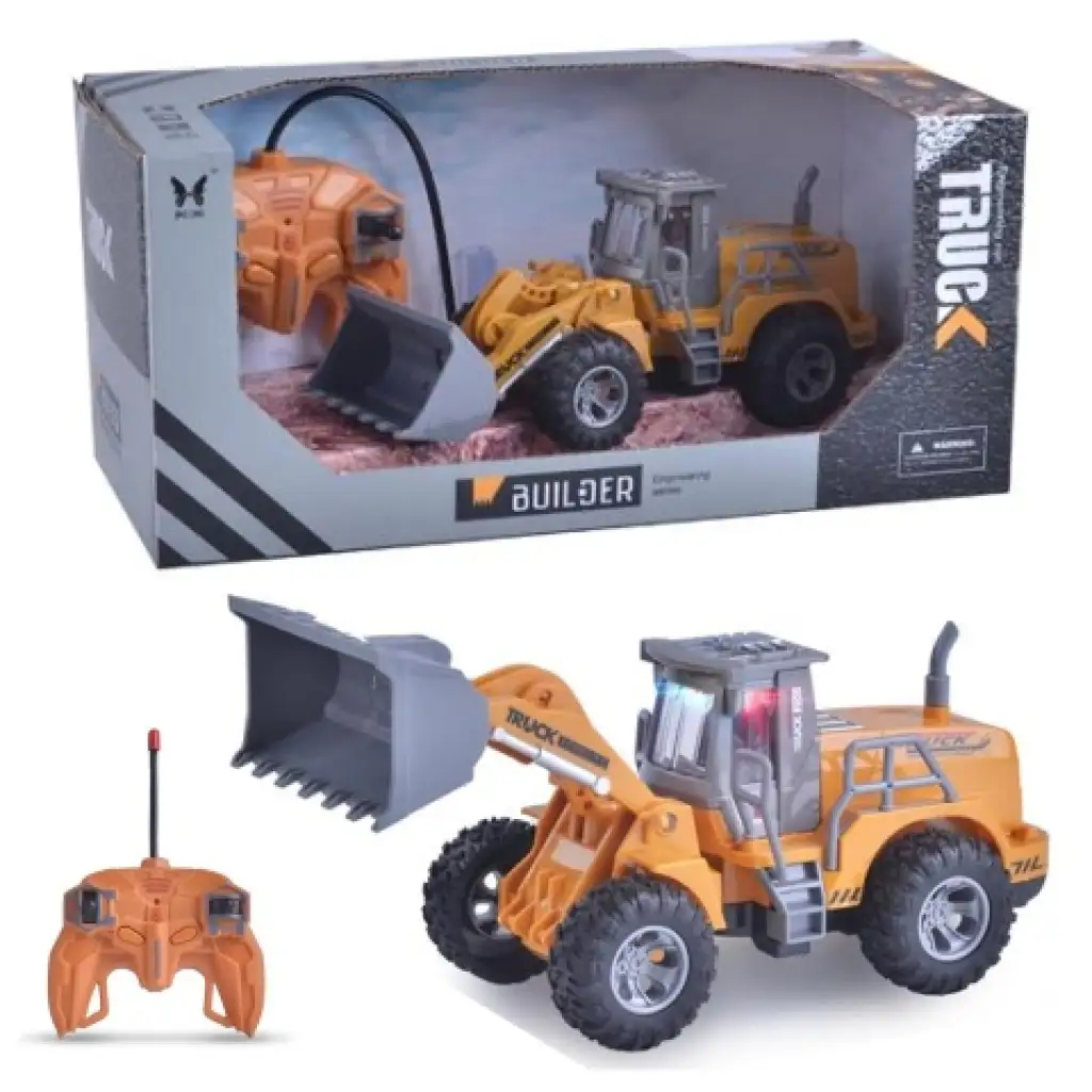 imagen de RC Builder Excavadora de control remoto con luz 1/30 27mHz 1
