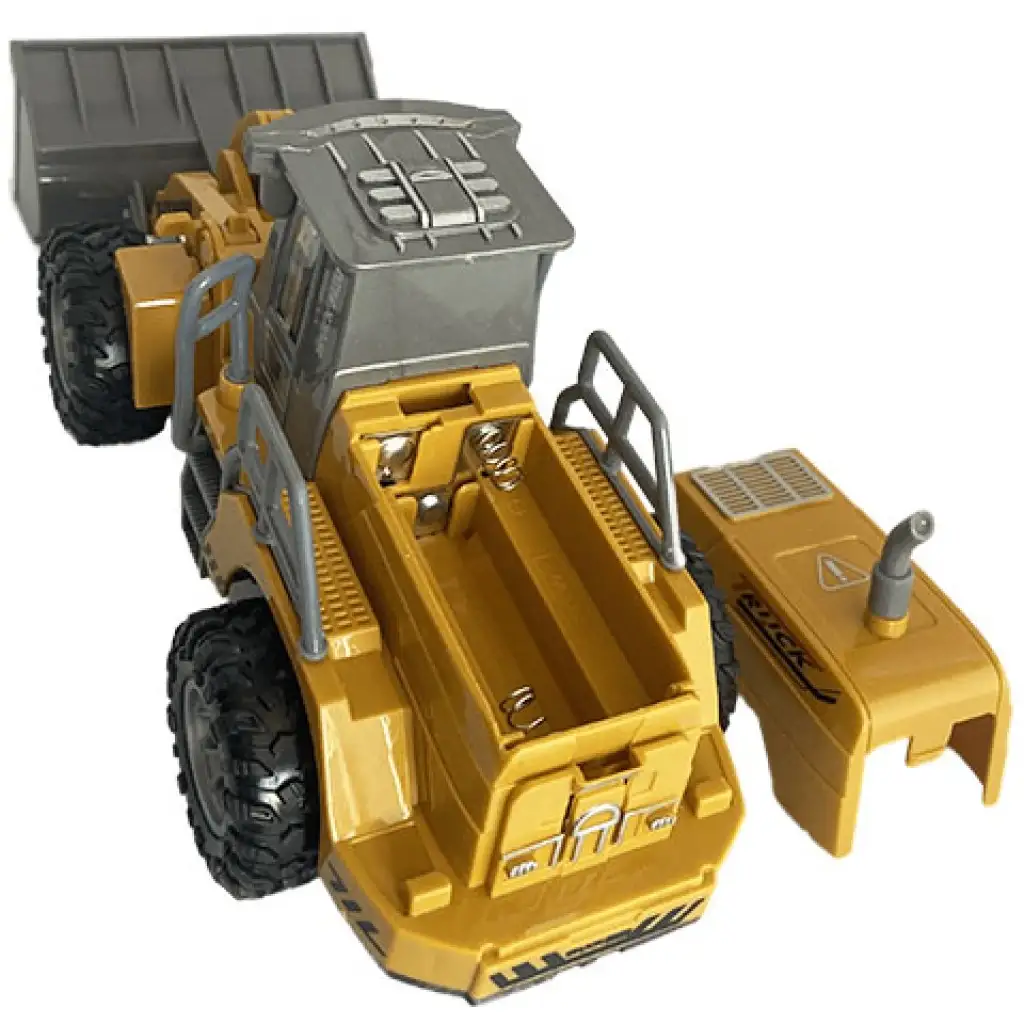 imagen de RC Bulldozer teledirigido con efectos de luz en escala 1/30 de 24cm 3