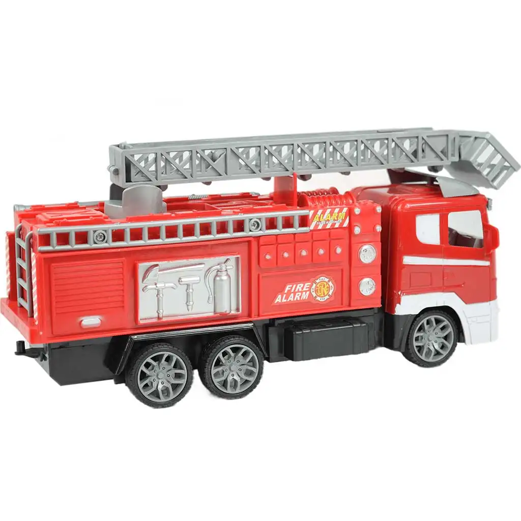 imagen de RC Camión de bomberos con cesta elevadora a control remoto con efectos de luz 1/24 escala 27MHz 30cm 2