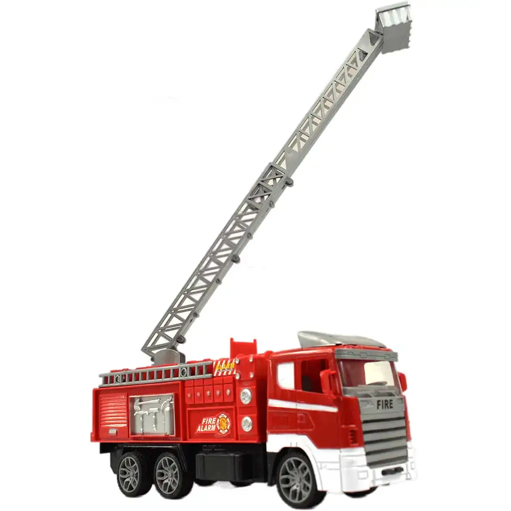 imagen de RC Camión de bomberos con cesta elevadora a control remoto con efectos de luz 1/24 escala 27MHz 30cm 3