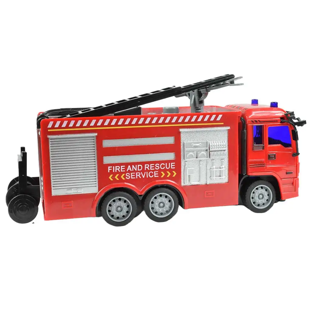 imagen de RC Camión de bomberos teledirigido con luces 27MHz 20cm en tres versiones diferentes 1ud 2
