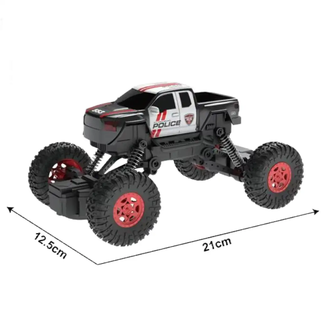 imagen de RC Coche de Escalada de Policía 4WD a Control Remoto 1/18 21cm 4