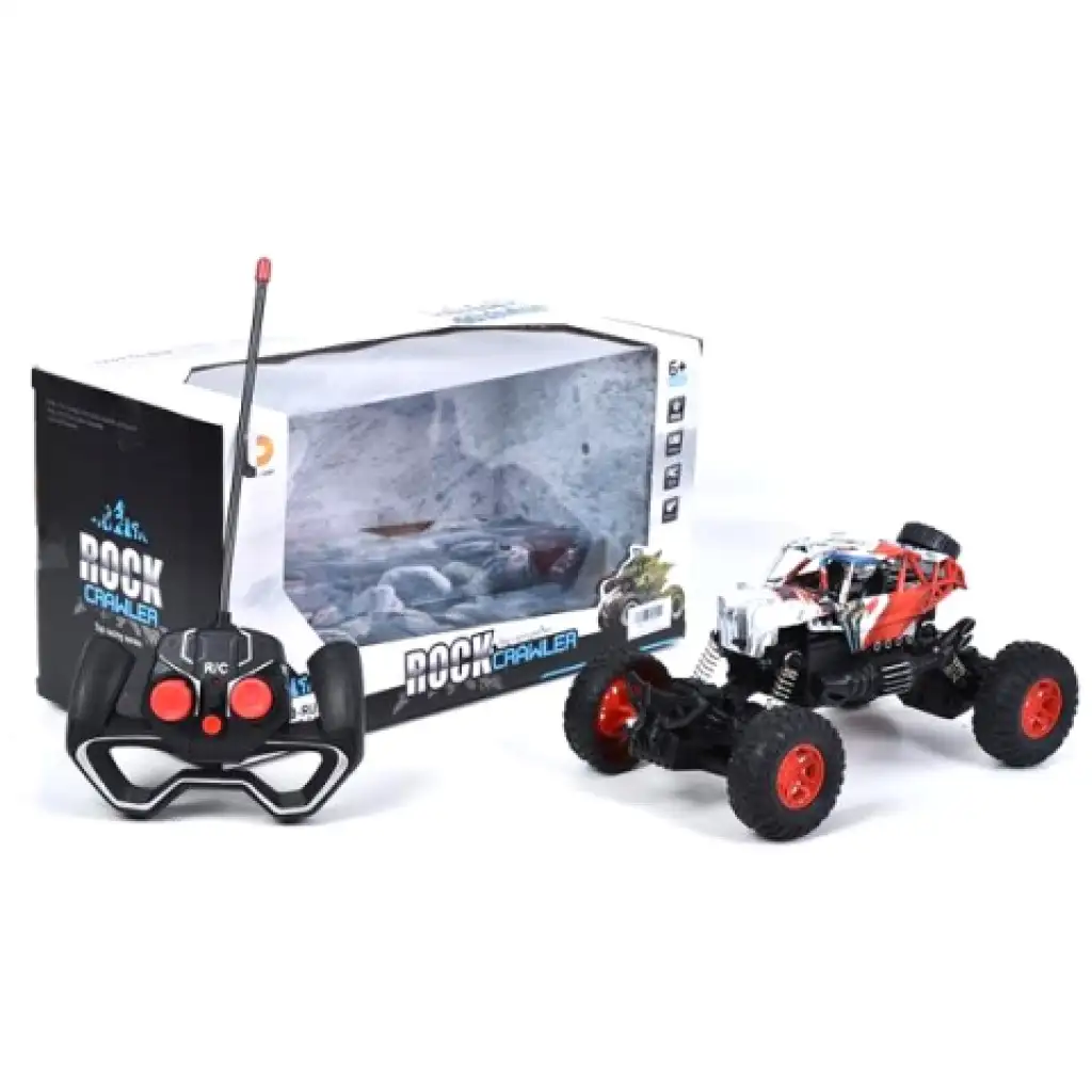 imagen de RC Crawler teledirigido todoterreno rojo-blanco 1/18 2.4GHz 1