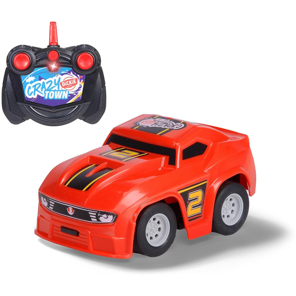 imagen de RC Crazy Cruiser coche de carreras teledirigido 2,4 GHz – rojo - Dickie Toys 2