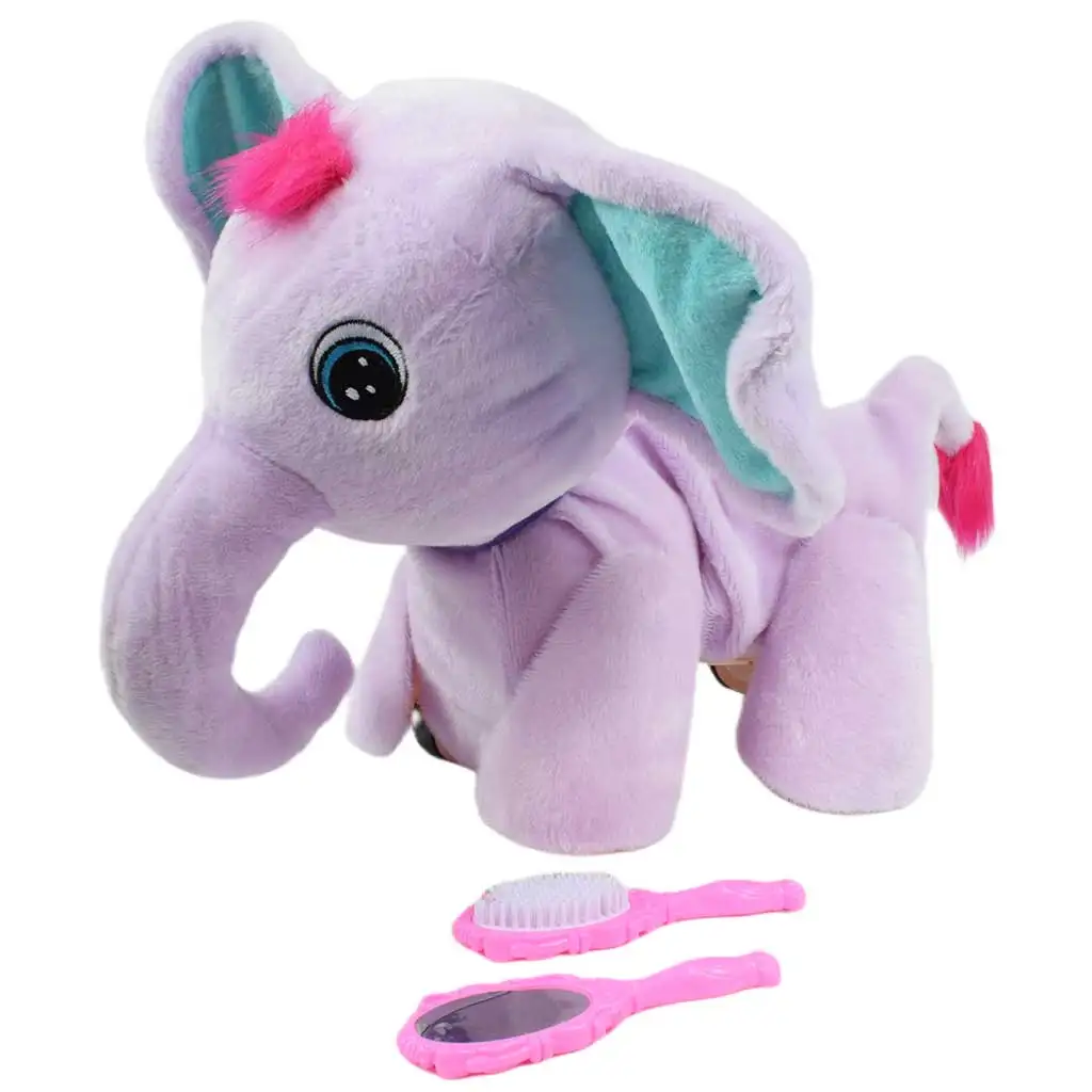 imagen de RC Cute Pet: Elefante de peluche interactivo a control remoto con accesorios 2.4GHz 40cm 3
