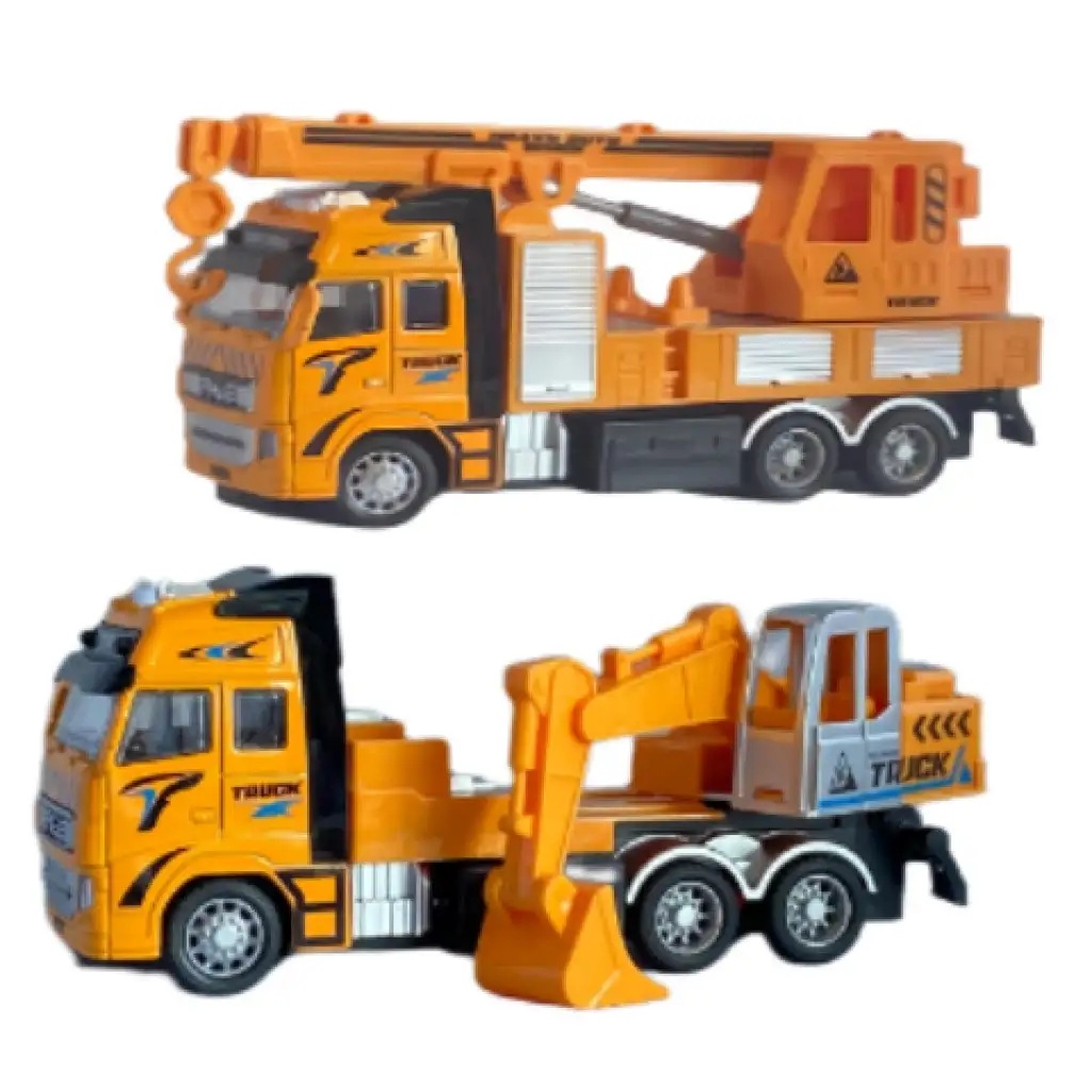 imagen de RC Excavadora o grúa de construcción teledirigida con luz en dos versiones 27MHz 1/36 de escala 20cm 2