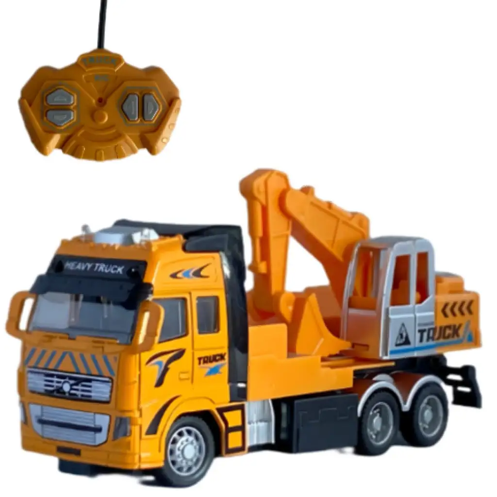 imagen de RC Excavadora o grúa de construcción teledirigida con luz en dos versiones 27MHz 1/36 de escala 20cm 3