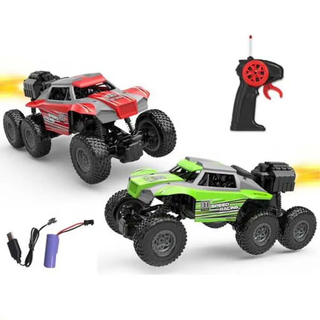 imagen de RC Flame Knight 3 vehículo de escalada de tres ruedas a control remoto 27MHz 1/18 en dos versiones 1