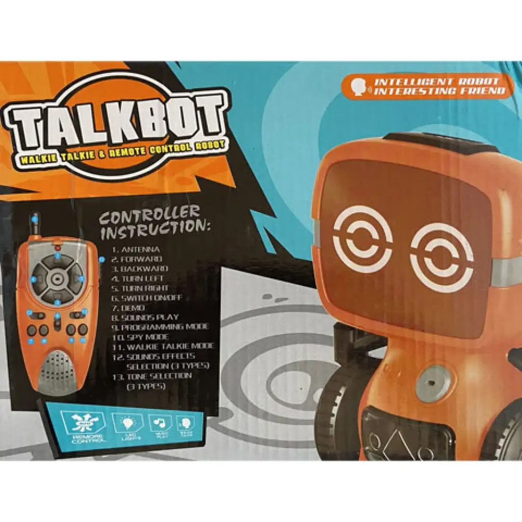 imagen de RC interactivo TalkBot robot walkie-talkie en color naranja 2,4GHz 7