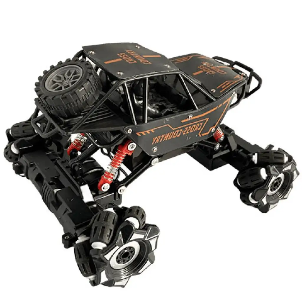 imagen de RC Jeep de Cross Country control remoto con suspensión de resortes y efectos de luz 21cm 2,4 GHz 2