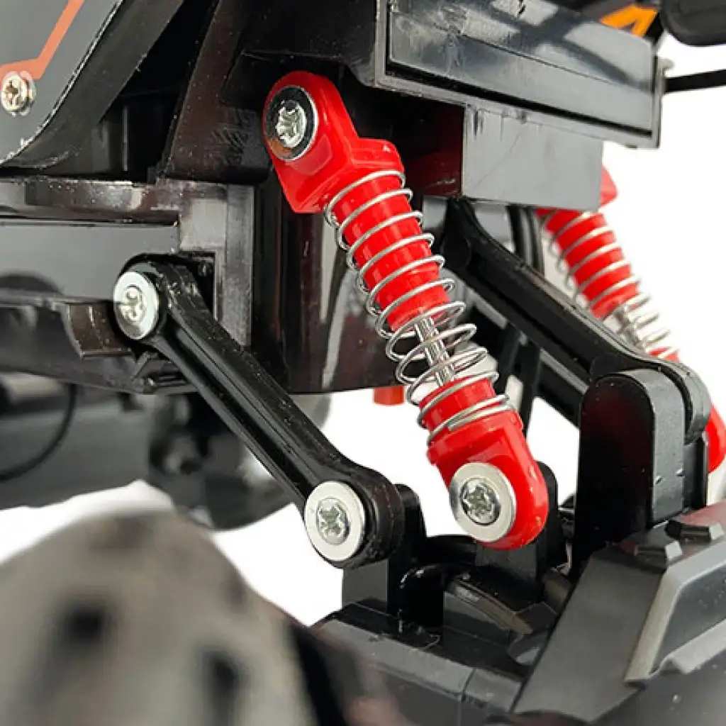 imagen de RC Jeep de Cross Country control remoto con suspensión de resortes y efectos de luz 21cm 2,4 GHz 7