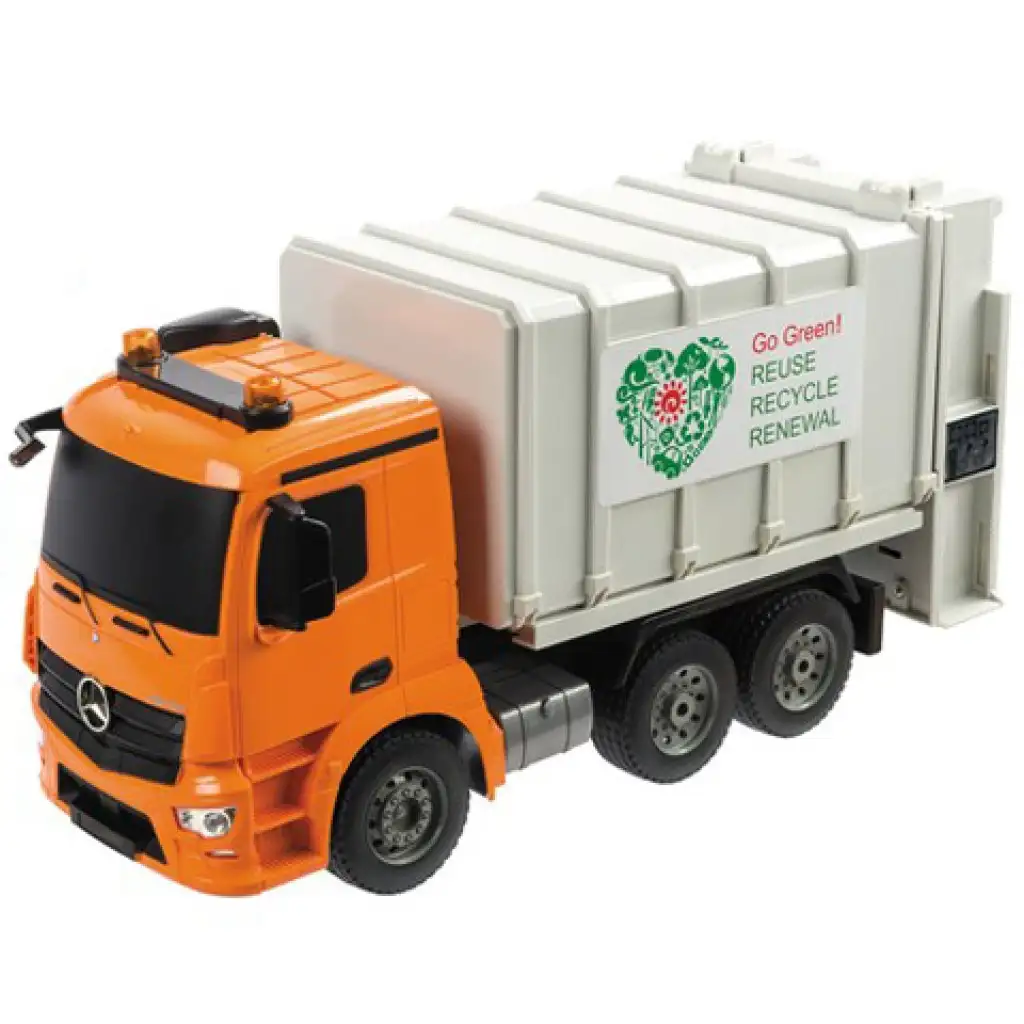 imagen de RC Mercedes Arocs camión de basura teledirigido 1:20 con luz y sonido 2,4GHz 1