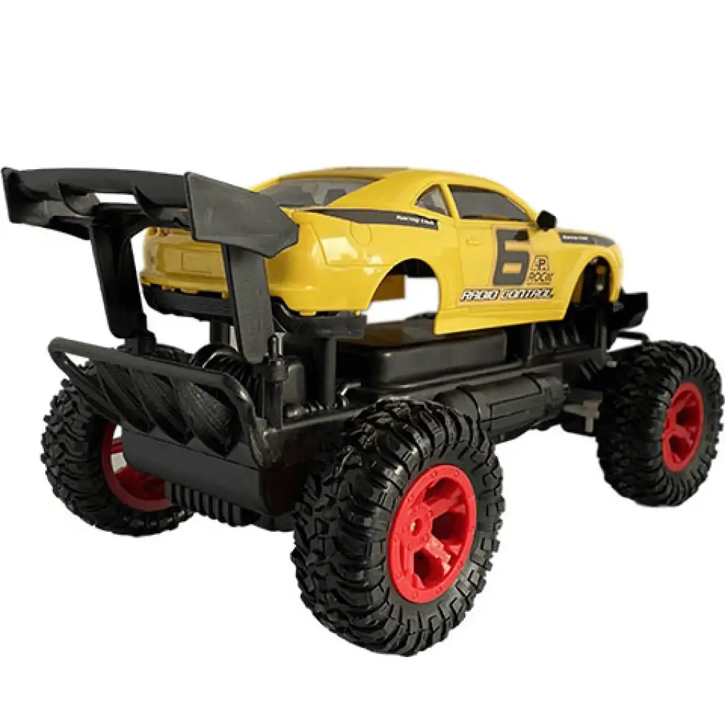 imagen de RC Off-Road coche teledirigido amarillo Camaro con luz 27 MHz 29cm 1/14 escala 2