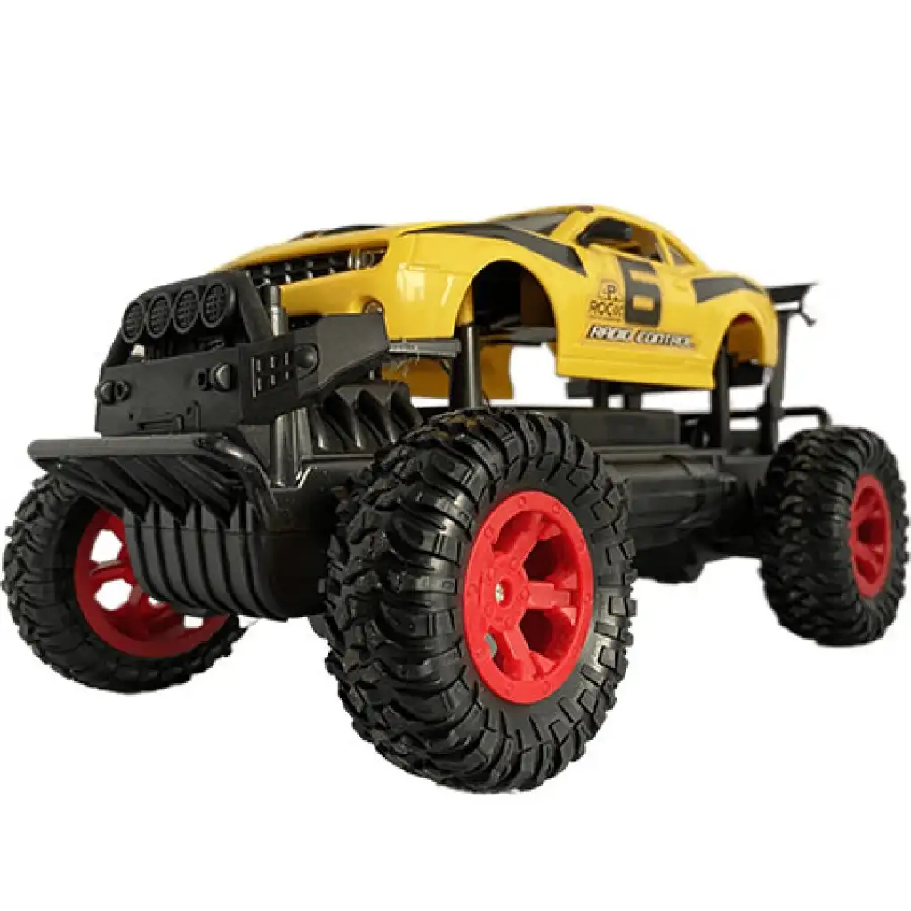 imagen de RC Off-Road coche teledirigido amarillo Camaro con luz 27 MHz 29cm 1/14 escala 5