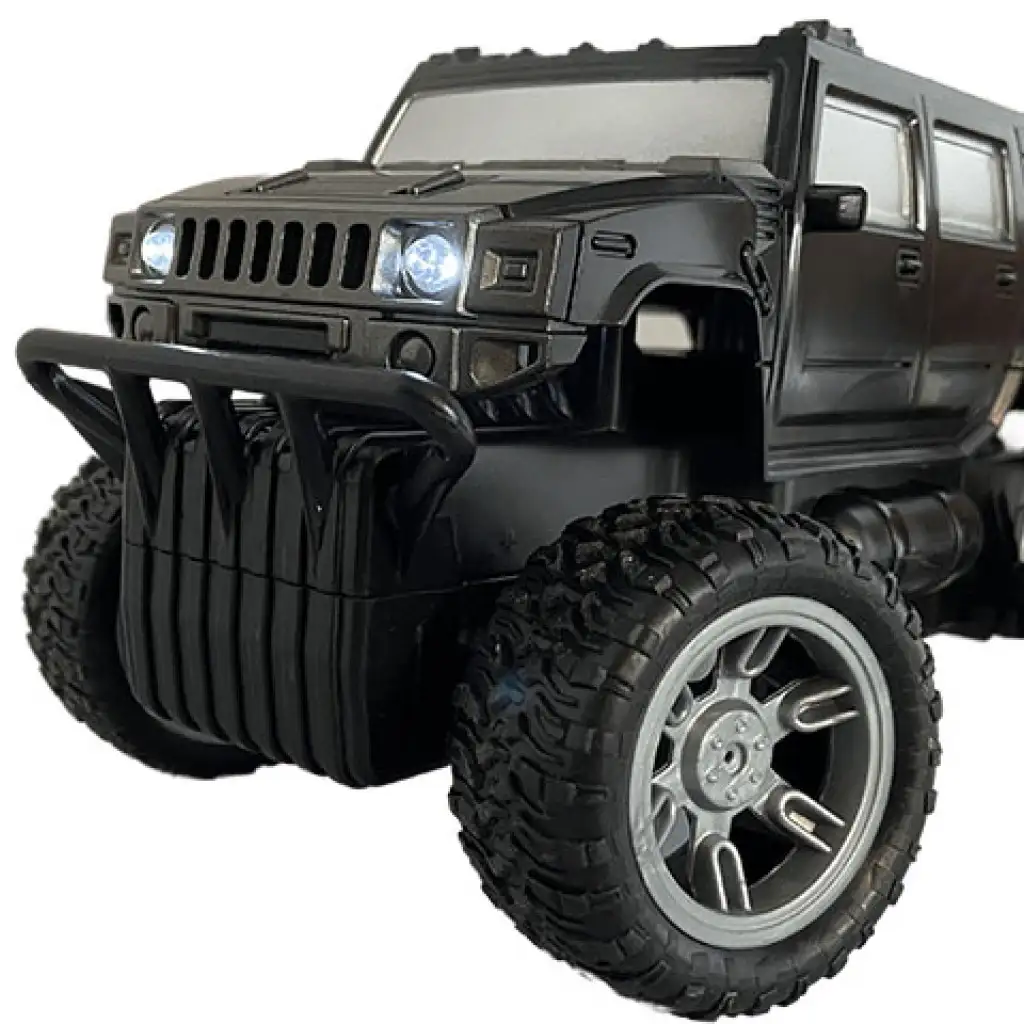 imagen de RC Off-Road coche teledirigido Hummer con luz 27 MHz 22cm escala 1/14 en dos versiones 3