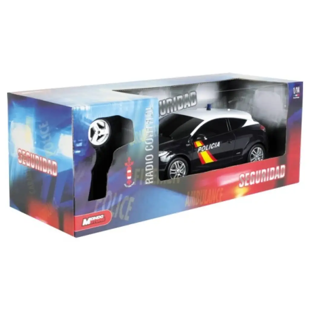 imagen de RC Renault Megane RS Policía coche teledirigido 1/14 - Mondo 3