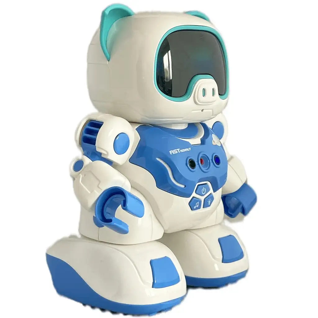 imagen de RC Robot de baile interactivo con control remoto en forma de cerdo con efectos de luz y sonido de 20 cm 3