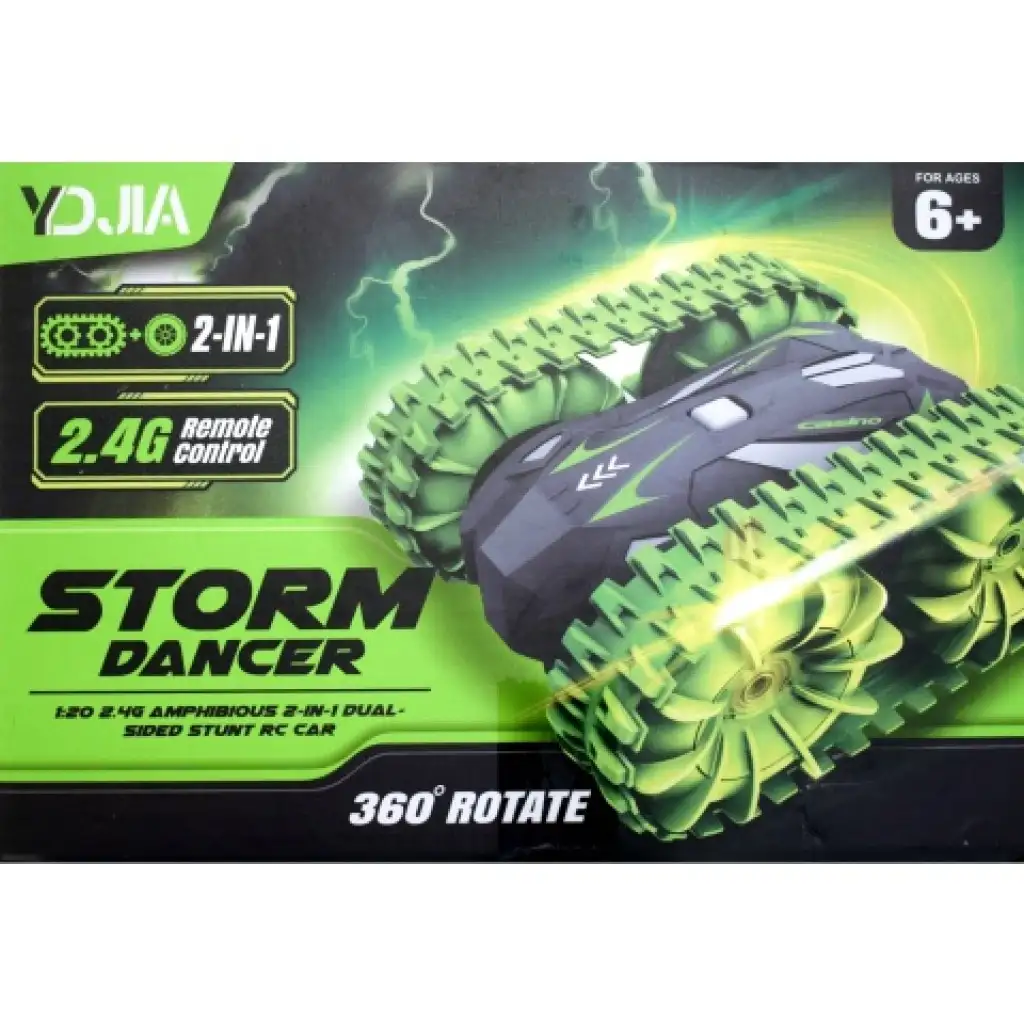 imagen de RC Storm Dancer 360: vehículo anfibio teledirigido 2 en 1 con orugas 2.4GHz en varias versiones 2
