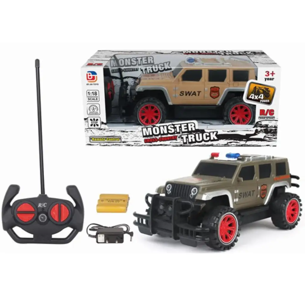 imagen de RC SWAT coche todoterreno teledirigido con cuatro funciones 1/18 1