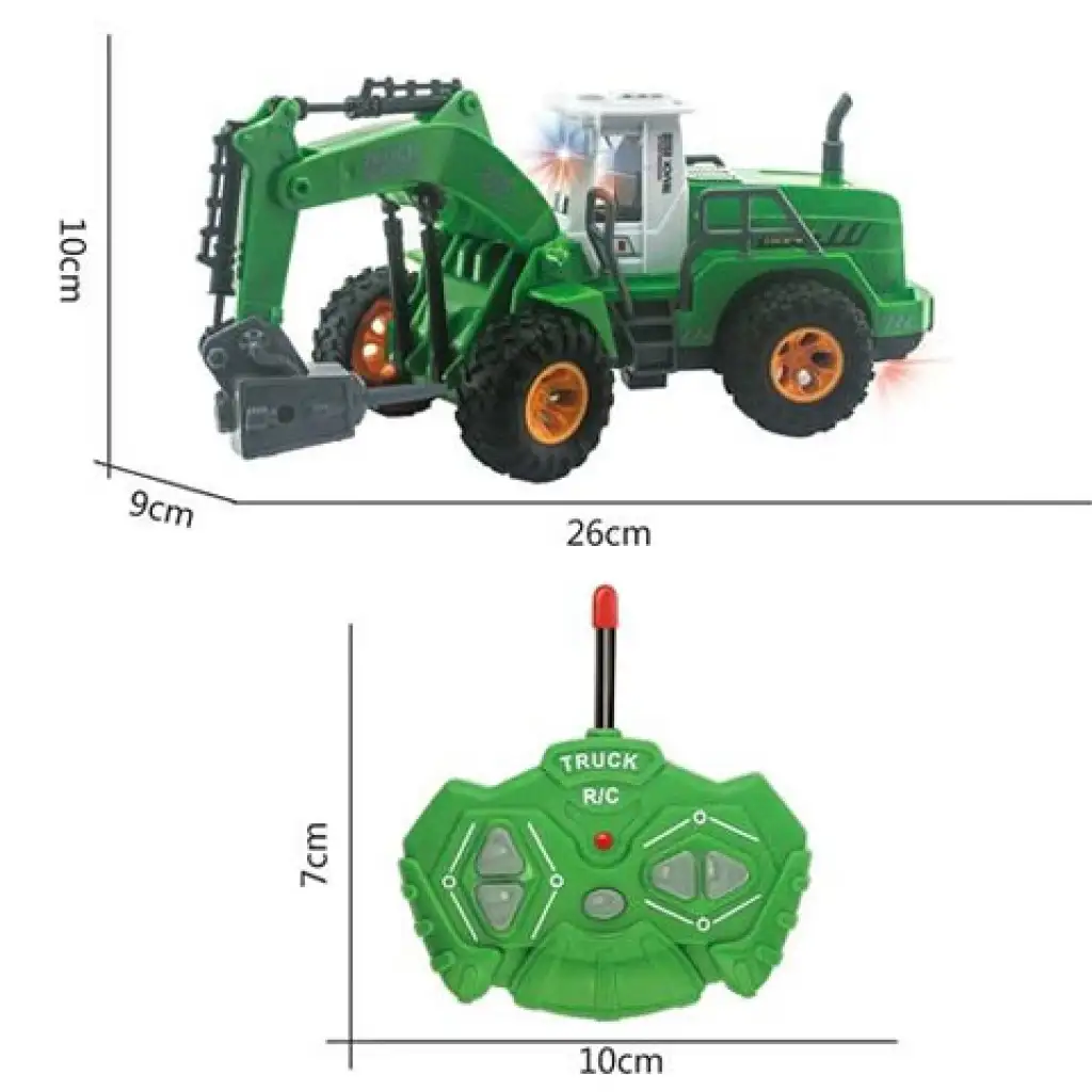 imagen de RC Truck camión de control remoto verde 1/30 27MHz 2