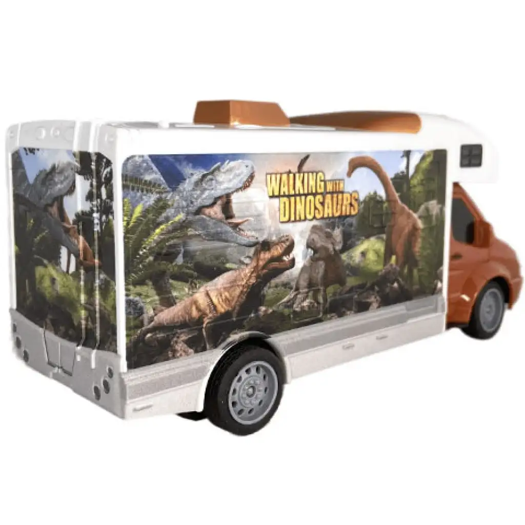 imagen de RC Vehículo a control remoto Walking with Dinosaurus autocaravana con luz 27MHz escala 1/32 25cm 2