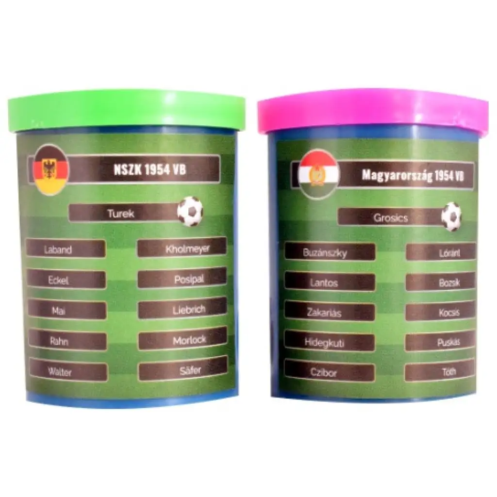 imagen de ¡Recrea la final de la Copa del Mundo de fútbol de 1954! Set de fútbol de mesa Hungría-RFA con equipo de regalo 1