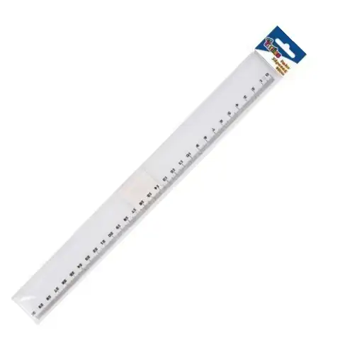 imagen de Regla de plástico recta de 30 cm 1