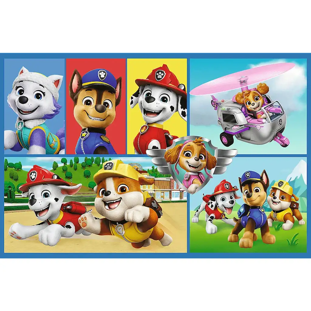 imagen de Reglas de Patrulla Canina 2x70 piezas puzzle - Trefl 2