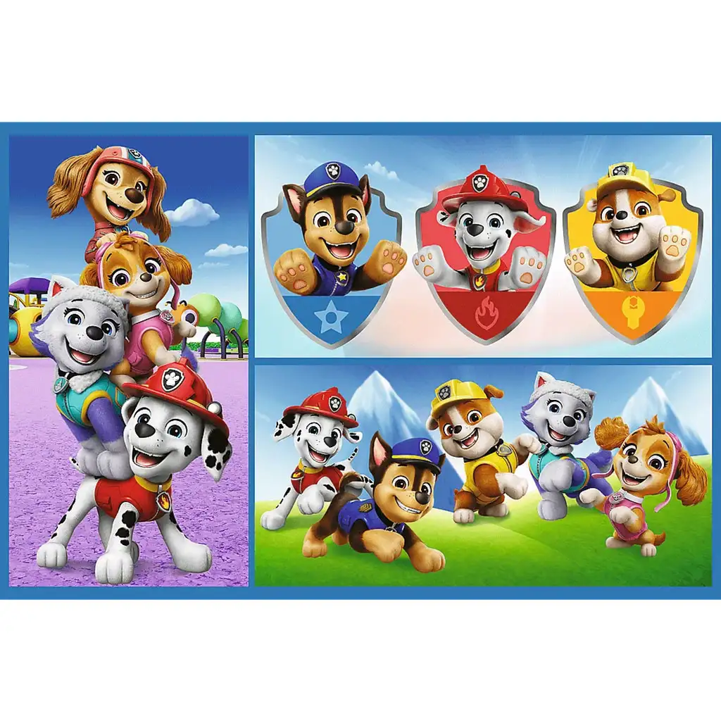 imagen de Reglas de Patrulla Canina 2x70 piezas puzzle - Trefl 3