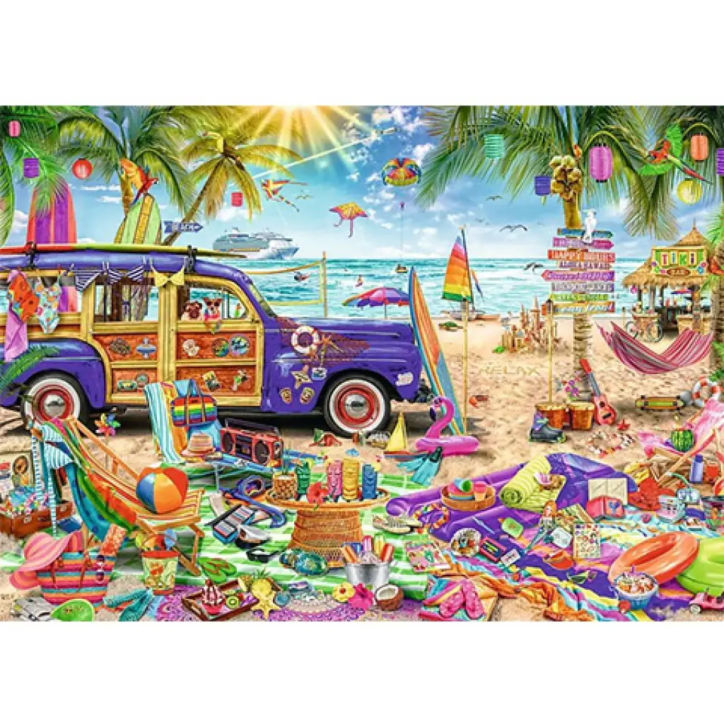 imagen de Relajación tropical puzzle de 2000 piezas - Trefl 2