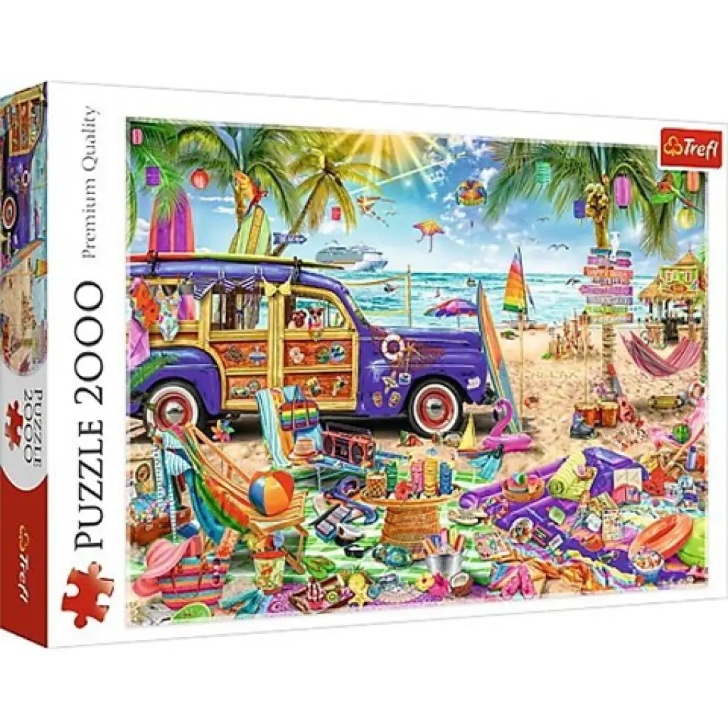 imagen de Relajación tropical puzzle de 2000 piezas - Trefl 1