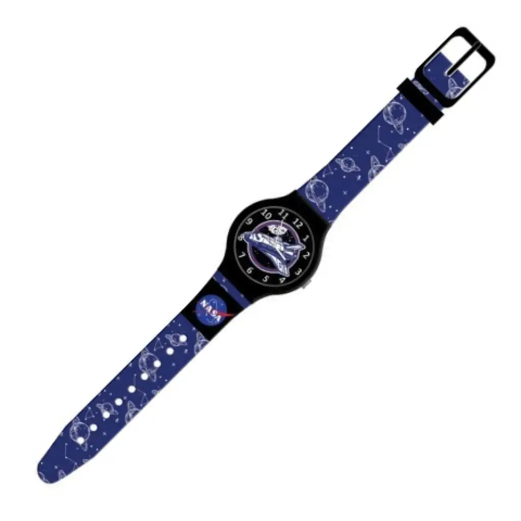 imagen de Reloj analógico NASA en caja de metal 2