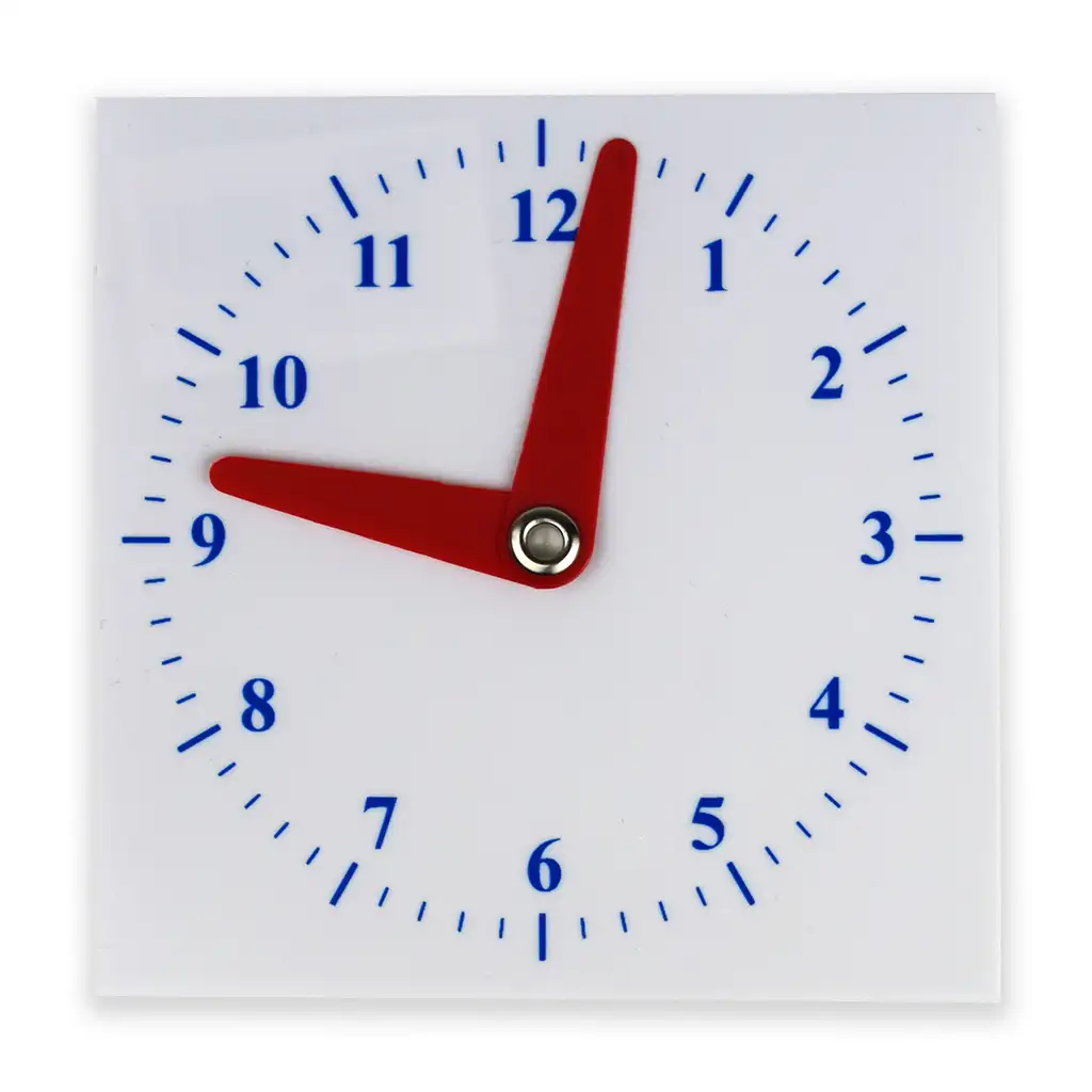 imagen de Reloj de plástico escolar 10x10cm 1