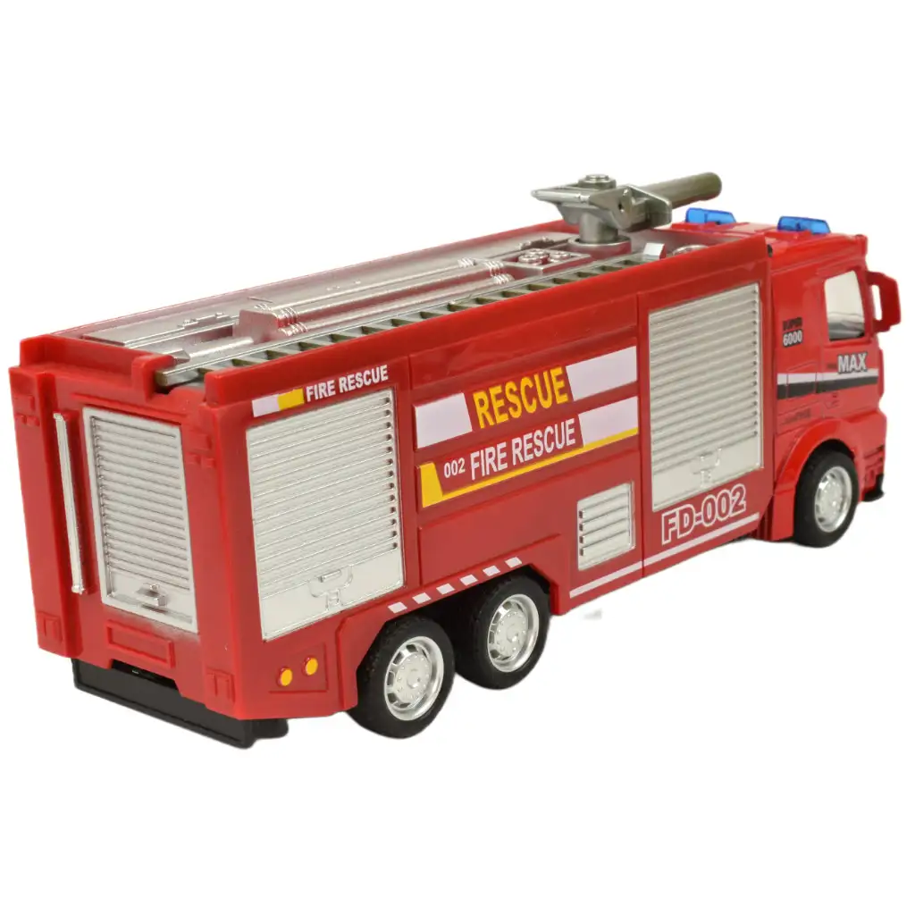 imagen de Rescate de fuego: Camión de bomberos con ruedas de lenticular y luces y sonidos en varias versiones 19cm 1ud 10