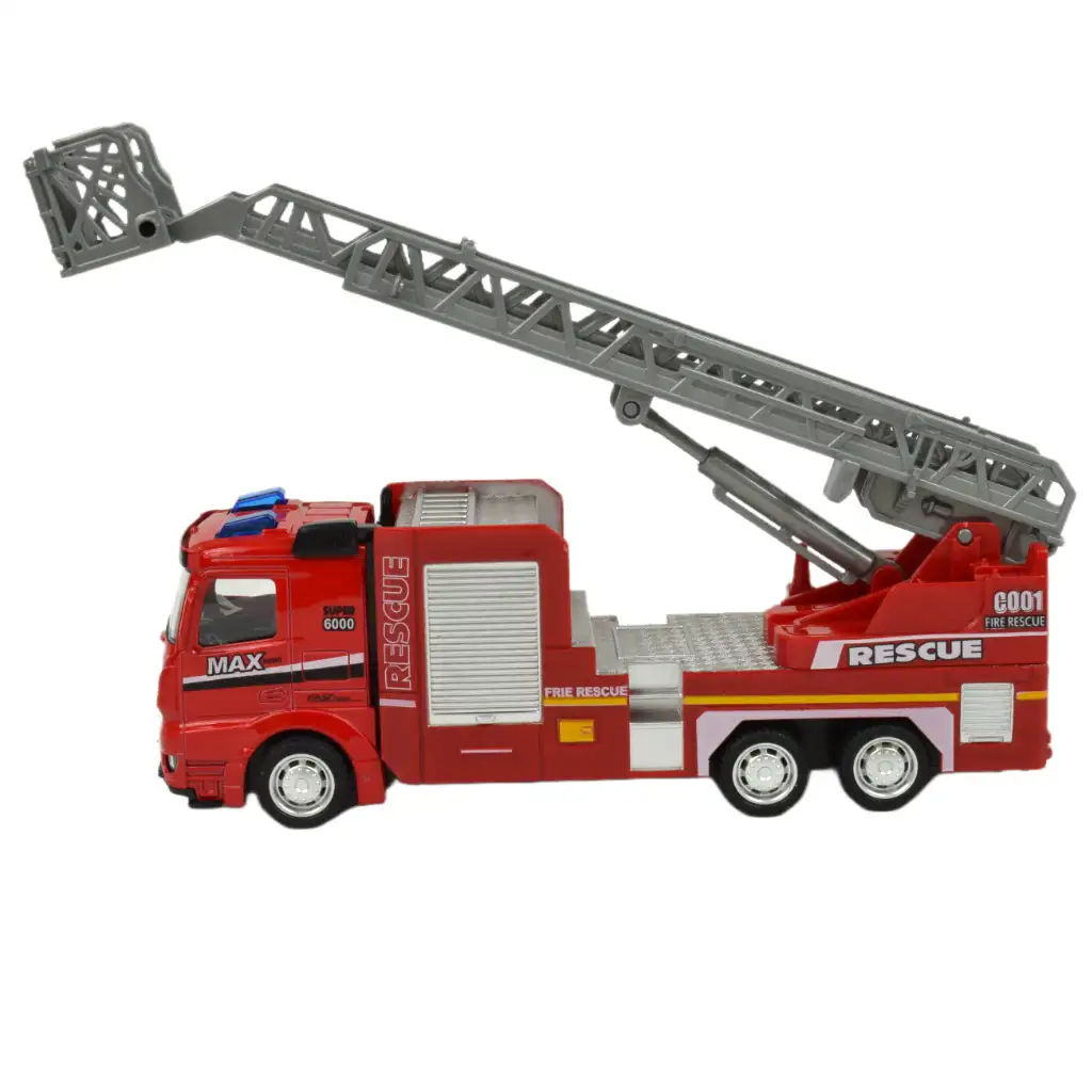 imagen de Rescate de fuego: Camión de bomberos con ruedas de lenticular y luces y sonidos en varias versiones 19cm 1ud 3