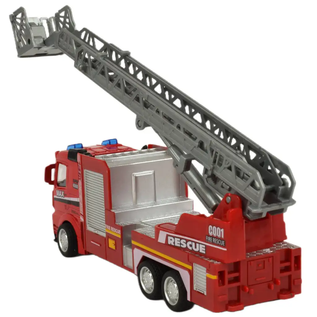 imagen de Rescate de fuego: Camión de bomberos con ruedas de lenticular y luces y sonidos en varias versiones 19cm 1ud 4