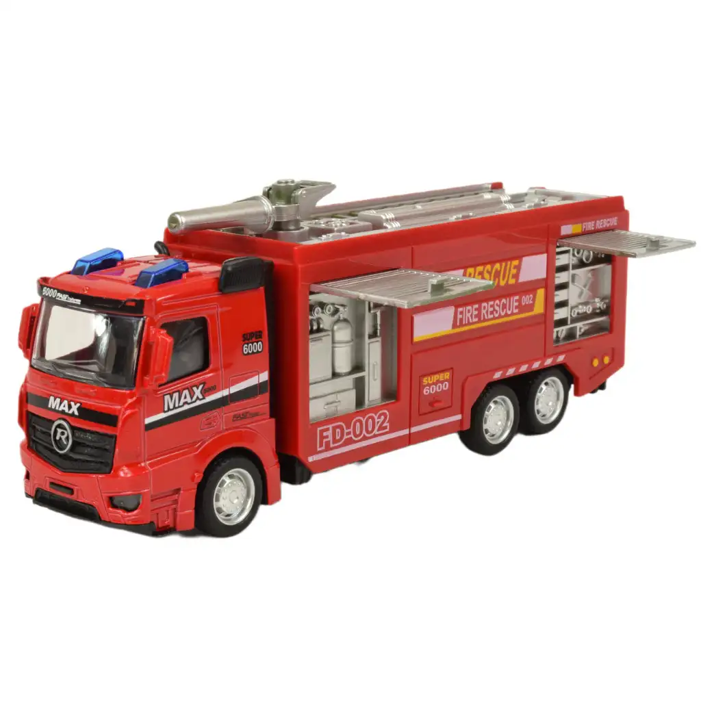 imagen de Rescate de fuego: Camión de bomberos con ruedas de lenticular y luces y sonidos en varias versiones 19cm 1ud 7